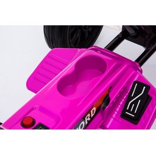 Akumuliatorinis velomobilis vaikams DK-G01 Rožinis 6 Akumuliatorinis velomobilis vaikams DK-G01 Rožinis 6
