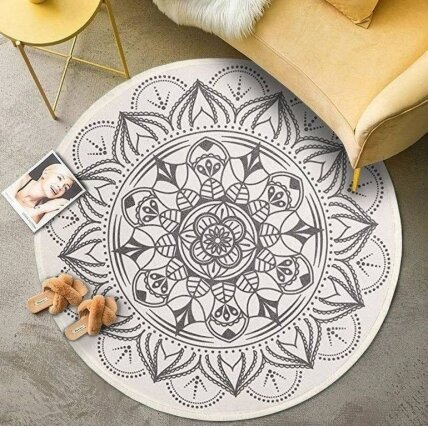 Apvalus kilimas BOHO 120x120cm Apvalus kilimas BOHO 120x120cm