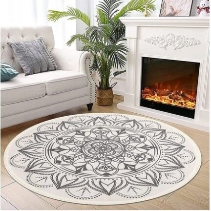 Apvalus kilimas BOHO 120x120cm 3 Apvalus kilimas BOHO 120x120cm 3