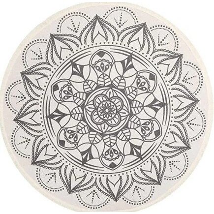 Apvalus kilimas BOHO 120x120cm 2