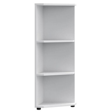 Atvira kampinė spinta S46a White