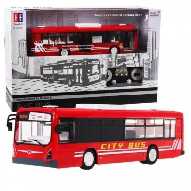 Autobusas R/C 2,4 G 1:20 Raudonas