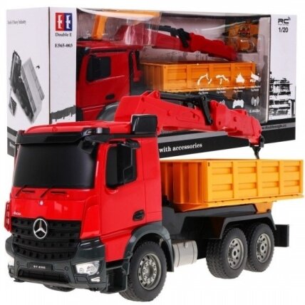 Automobilinis kranas 1:20 R/C Mercedes-Benz Arocs 2.4G HDS Automobilinis kranas 1:20 R/C Mercedes-Benz Arocs 2.4G HDS