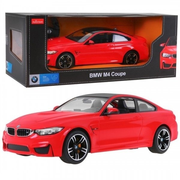 Automobilis R/C BMW M4 1:14 RASTAR Raudonas
