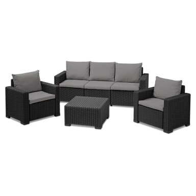 Baldų komplektas CALIFORNIJA 3 SET graphite