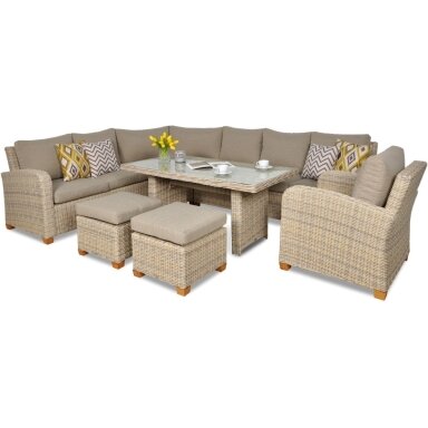 Baldų komplektas MADERA PLUS beige (užapvalintas)