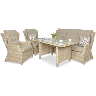 Baldų komplektas TRIVENTO DINING 3 beige