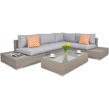 Baldų komplektas VERONA BASIC light grey
