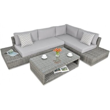 Baldų komplektas VERONA PREMIUM modern grey