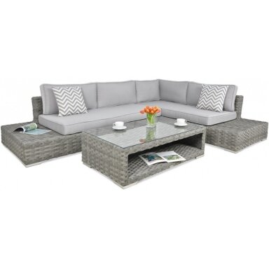 Baldų komplektas VERONA PREMIUM modern grey