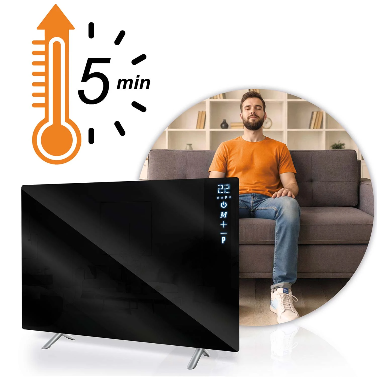 Berdsen984 600 W infraraudonųjų spindulių šildytuvas su WiFi, nuotolinio valdymo pulteliu ir Tuya Smart programėle, juoda 8 Berdsen984 600 W infraraudonųjų spindulių šildytuvas su WiFi, nuotolinio valdymo pulteliu ir Tuya Smart programėle, juoda 8