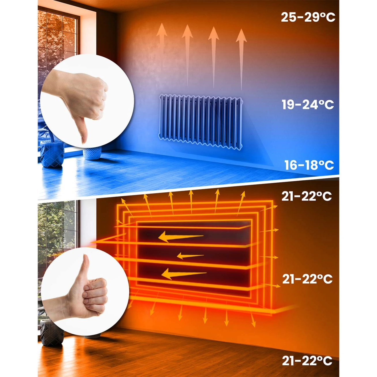 Berdsen985 720 W infraraudonųjų spindulių šildytuvas su WiFi, nuotolinio valdymo pulteliu ir Tuya Smart programėle, juoda 9 Berdsen985 720 W infraraudonųjų spindulių šildytuvas su WiFi, nuotolinio valdymo pulteliu ir Tuya Smart programėle, juoda 9