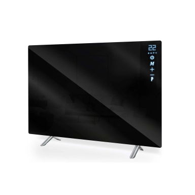 Berdsen984 600 W infraraudonųjų spindulių šildytuvas su WiFi, nuotolinio valdymo pulteliu ir Tuya Smart programėle, juoda