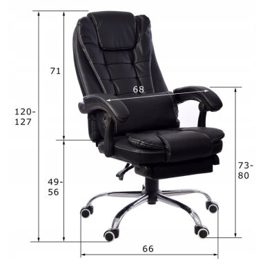 Biuro kėdė "Optima" raudonos spalvos