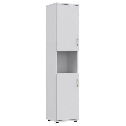 Biuro spinta su durelėmis S27 White Biuro spinta su durelėmis S27 White