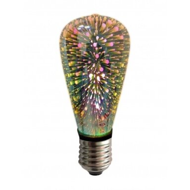 Dekoratyvinė E-27 cokolio LED lemputė "Fireworks" Dekoratyvinė E-27 cokolio LED lemputė "Fireworks"