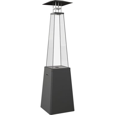 Dujinis šildytuvas terasai UMBRELLA BS, plienas, juodas