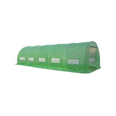 Dviejų durų Šiltnamis 3x8x2 - 24m2 Žalias