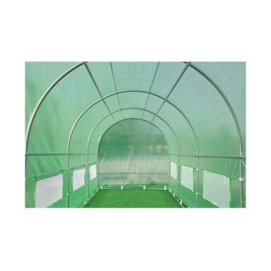 Dviejų durų Šiltnamis 4x10x2 - 40m2 Žalias
