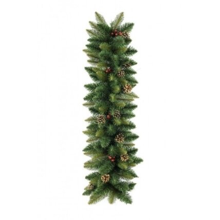 Eglišakių girlianda Premium 100 cm su bugienio uogomis. 1 Eglišakių girlianda Premium 100 cm su bugienio uogomis. 1