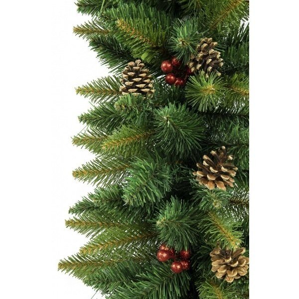 Eglišakių girlianda Premium 100 cm su bugienio uogomis. 2
