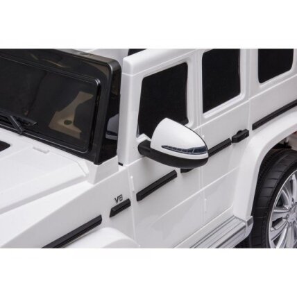 Elektromobilis vaikams Mercedes G500 Baltas 9