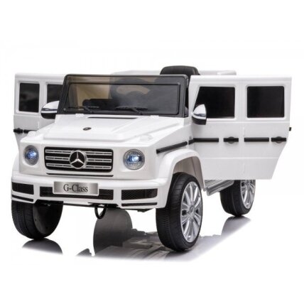 Elektromobilis vaikams Mercedes G500 Baltas 6