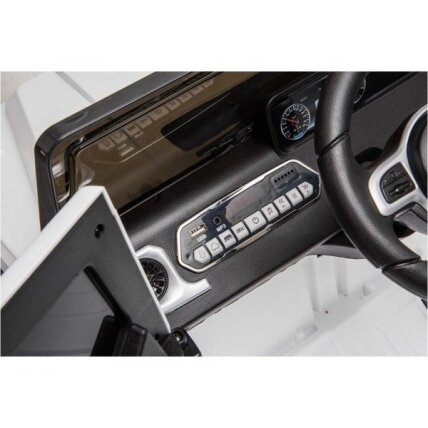 Elektromobilis vaikams Mercedes G500 Baltas 12 Elektromobilis vaikams Mercedes G500 Baltas 12