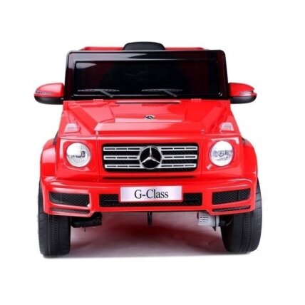 Elektromobilis vaikams Mercedes G500 Raudonas 1 Elektromobilis vaikams Mercedes G500 Raudonas 1
