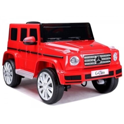 Elektromobilis vaikams Mercedes G500 Raudonas