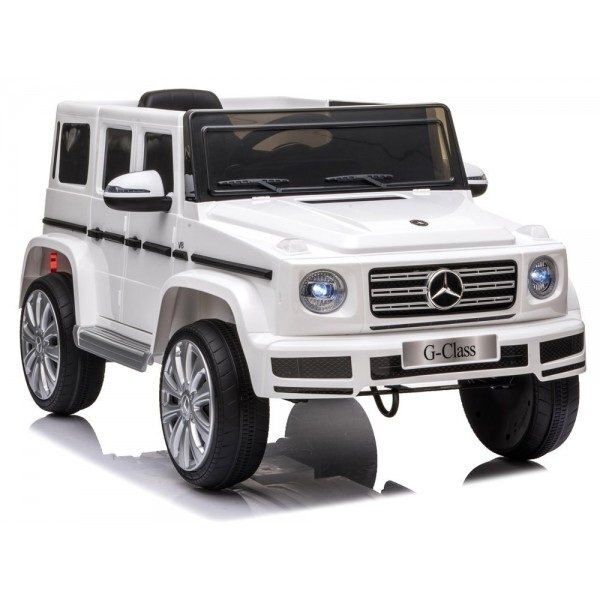 Elektromobilis vaikams Mercedes G500 Baltas