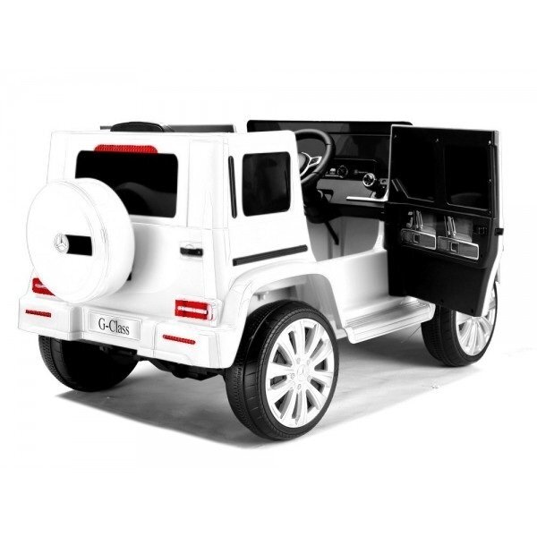 Elektromobilis vaikams Mercedes G500 Baltas 8