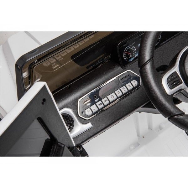 Elektromobilis vaikams Mercedes G500 Baltas 12