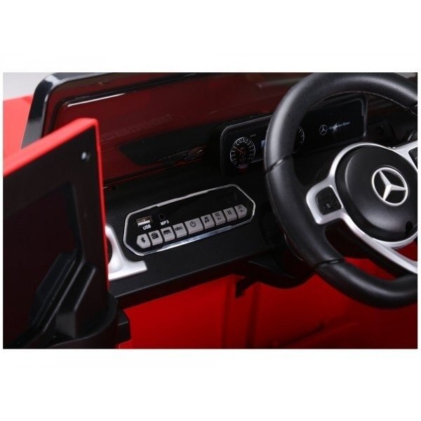Elektromobilis vaikams Mercedes G500 Raudonas 6