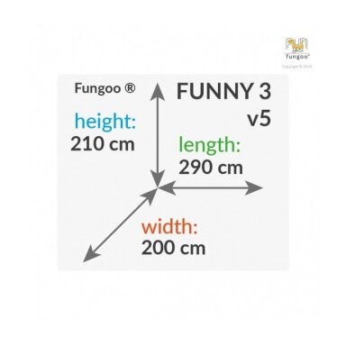 Fungoo Funny Garden žaidimų aikštelė vaikams 3