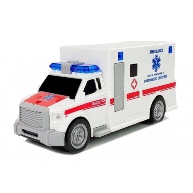 Greitosios pagalbos automobilis 1:20 su garso ir šviesos efektais