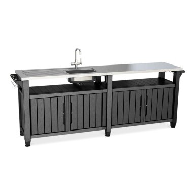 Grilio stalas Keter UNITY CHEF 415L Graphite
