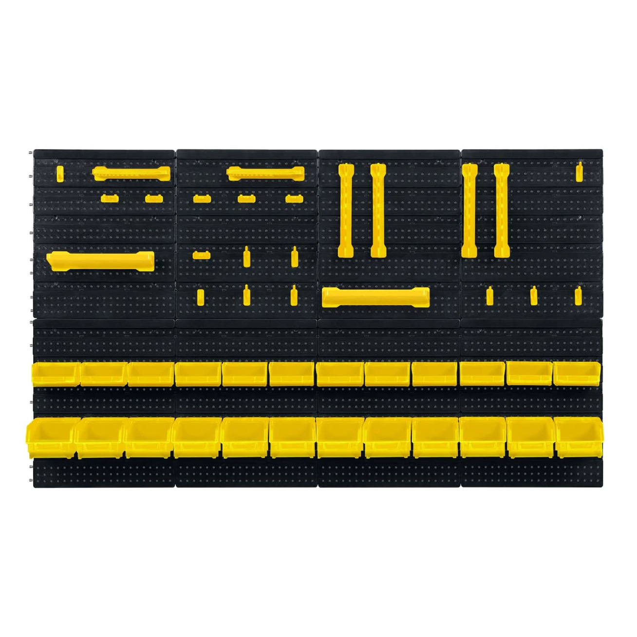 Humberg580 128 × 76 cm dirbtuvių įrankių sienelė su 54 priedais 1 Humberg580 128 × 76 cm dirbtuvių įrankių sienelė su 54 priedais 1