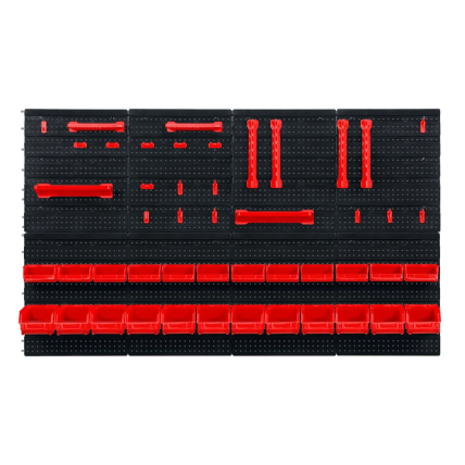 Humberg580 128 × 76 cm dirbtuvių įrankių sienelė su 54 priedais 2 Humberg580 128 × 76 cm dirbtuvių įrankių sienelė su 54 priedais 2