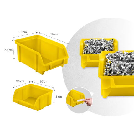 Humberg580 128 × 76 cm dirbtuvių įrankių sienelė su 54 priedais 7
