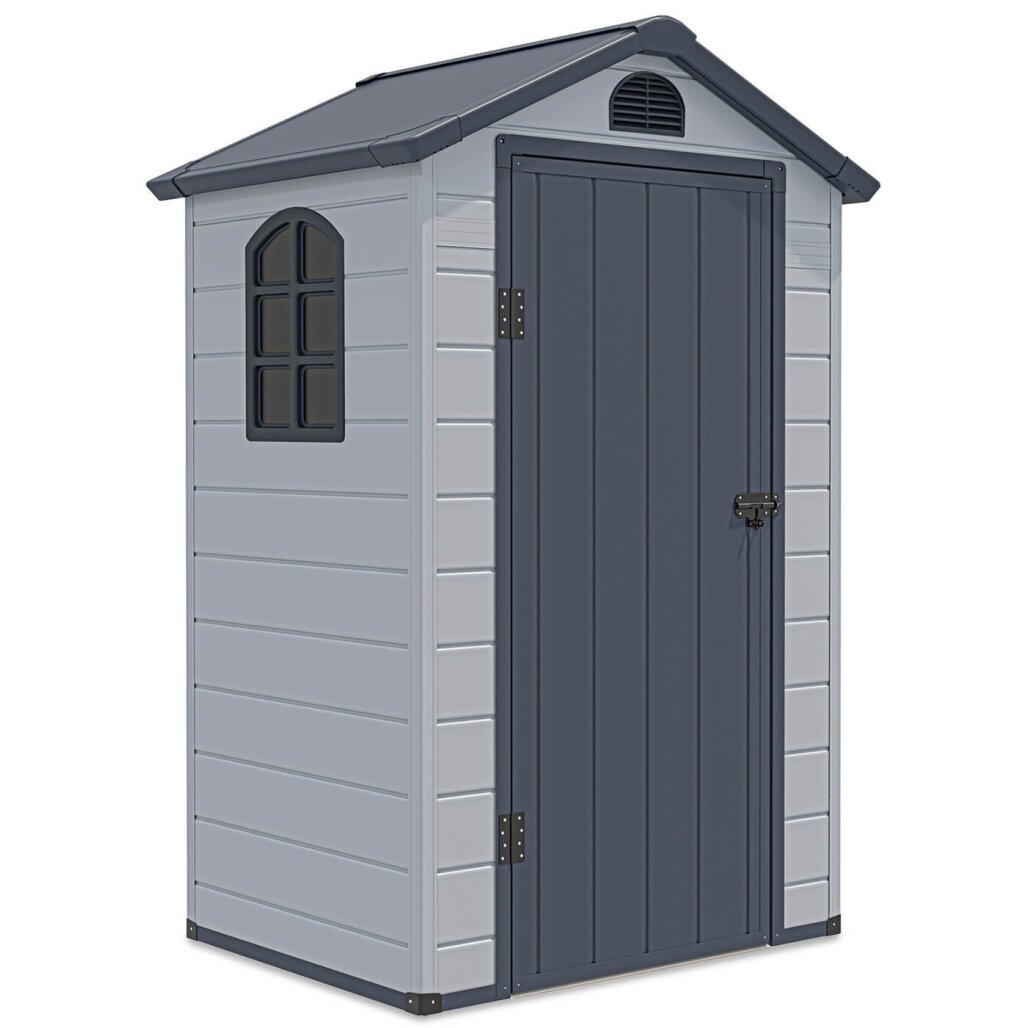 Įrankių namelis VERMONT 134x104cm Light Grey - Hardmaister 9