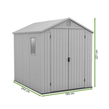 Įrankių namelis DARWIN 6X8 Graphite - Keter