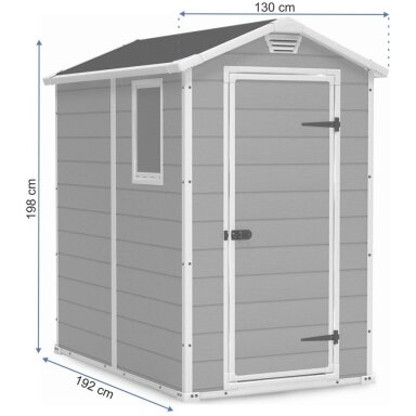 Įrankių namelis MANOR 4x6s KETER ( 2m2 )