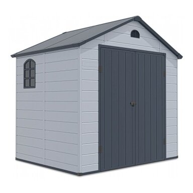 Įrankių namelis VERMONT 8x6 Light Grey