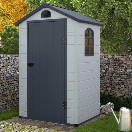Įrankių namelis VERMONT 134x104cm Light Grey - Hardmaister