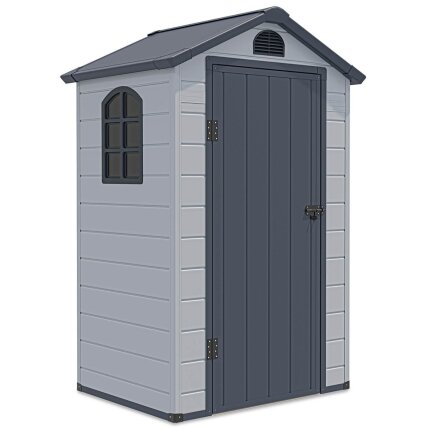 Įrankių namelis VERMONT 134x104cm Light Grey - Hardmaister 9