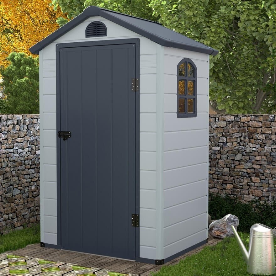 Įrankių namelis VERMONT 134x104cm Light Grey - Hardmaister