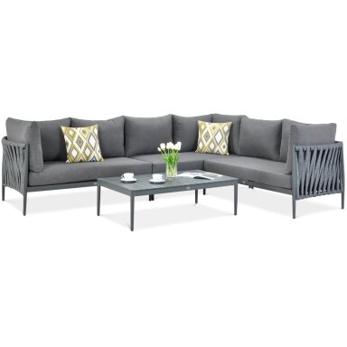 Kampinė sofa Monza Grey