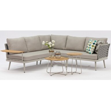 Kampinė sofa Reno Light Grey