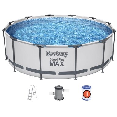 Karkasinis baseinas „Steel Pro Max“ 3,66 x 1 m - BESTWAY 56418